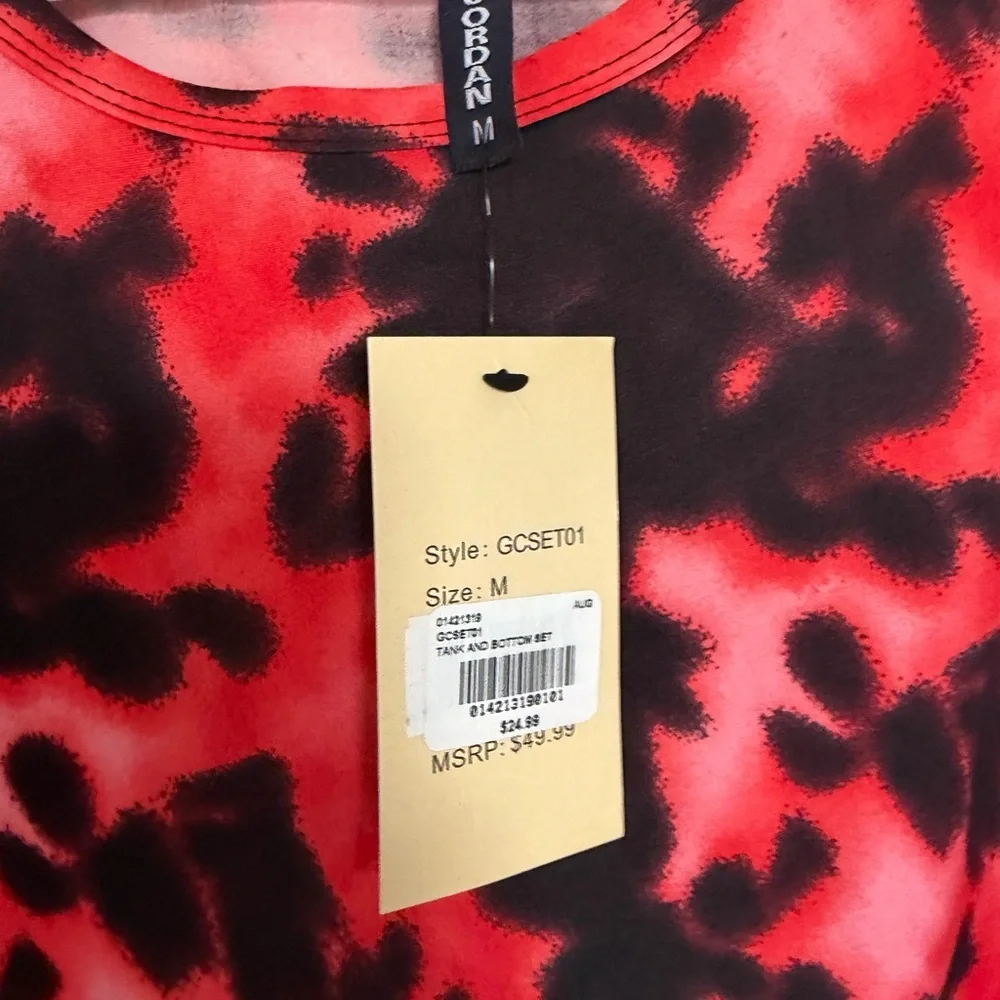 Stylish Red and Black‎ Women's Top